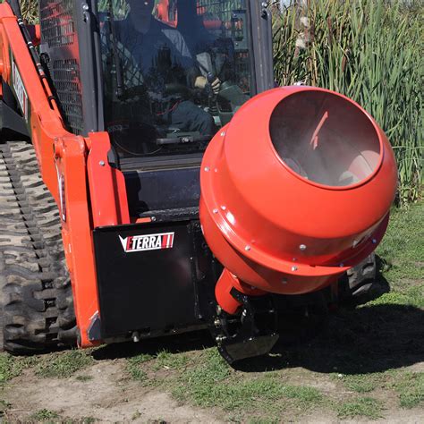 skid steer attachments for concrete removal|concrete mixer with loading skip.